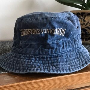 Ironstone Vineyards blue bucket hat